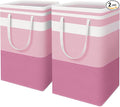 HomeHacks 2 Pack Large Laundry Baskets, Waterproof, Freestanding Laundry Hampers by HomeHacks