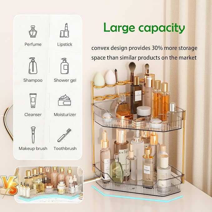 Corner Bathroom Counter Organizer - Image 5