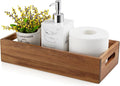 ALELION Acacia Wood Bathroom Storage Basket by ALELION