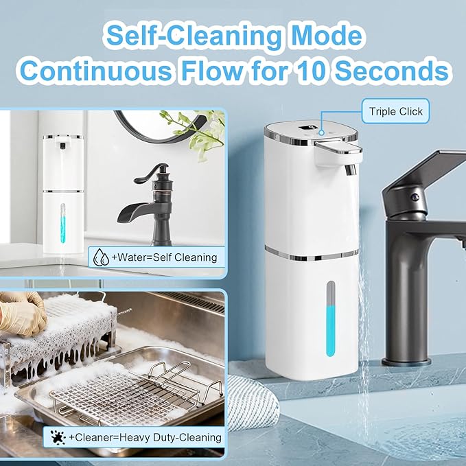 Automatic Liquid Soap Dispenser Touchless, USB Rechargeable Smart Hand Soap - Image 4