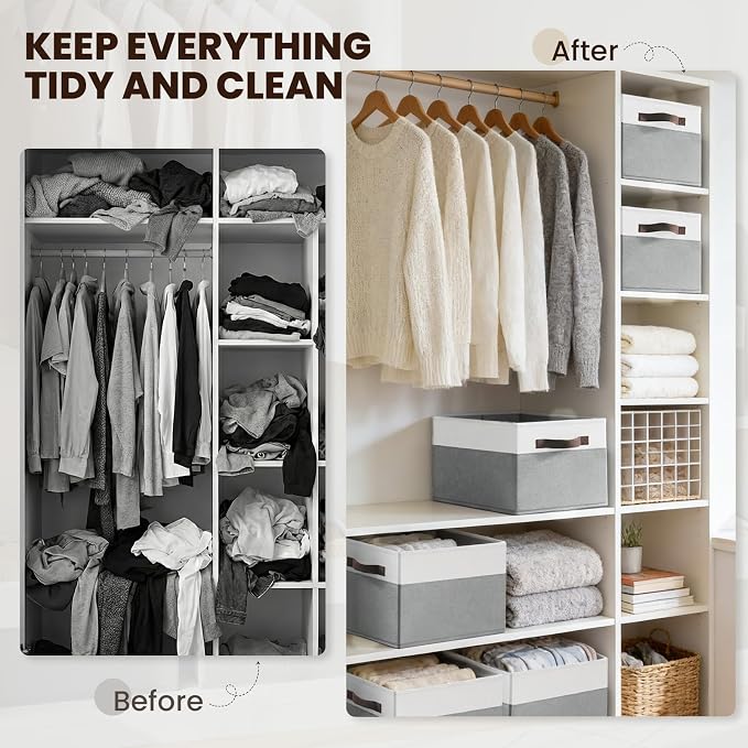 Criusia Closet Organizers and Storage Baskets - Image 6
