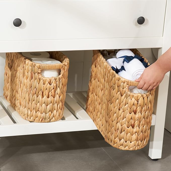 FairyHaus Wicker Toilet Paper Storage Basket - Image 9