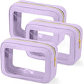 3PCS Clear Toiletry Bag, TSA Approved Travel Pouch by YOPCDJ