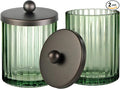 Amolliar Sage Green Glass Apothecary Jar by Amolliar