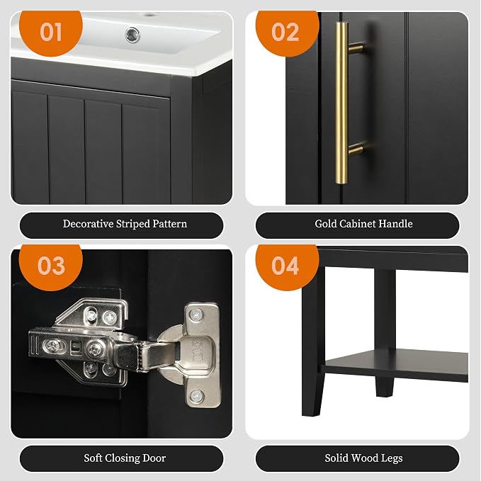 Bellemave 20" Small Bathroom Vanity - Image 5