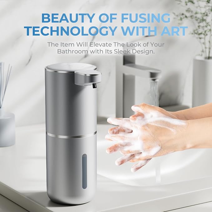 P11 Premium Space Gray Automatic Foaming Hand Soap Dispenser Touchless - Image 3