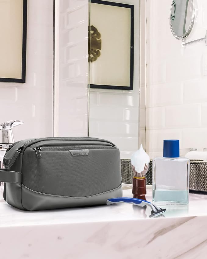 BAGSMART Toiletry Bag for Men, Large Travel Toiletry Organizer, Dopp Kit - Image 5