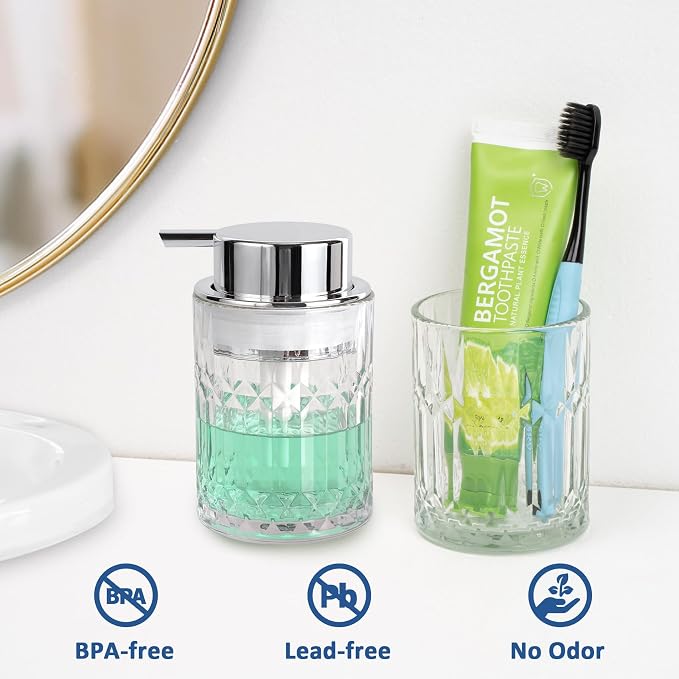 Bathroom Glass Soap Dispenser - Image 2