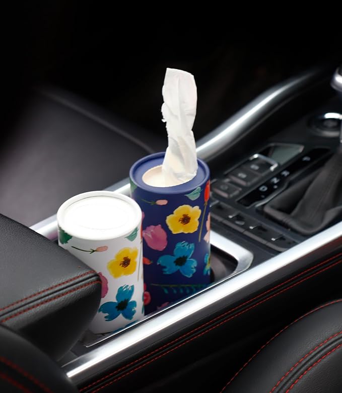 Small Car Tissues Holder with Facial Tissues - Image 6