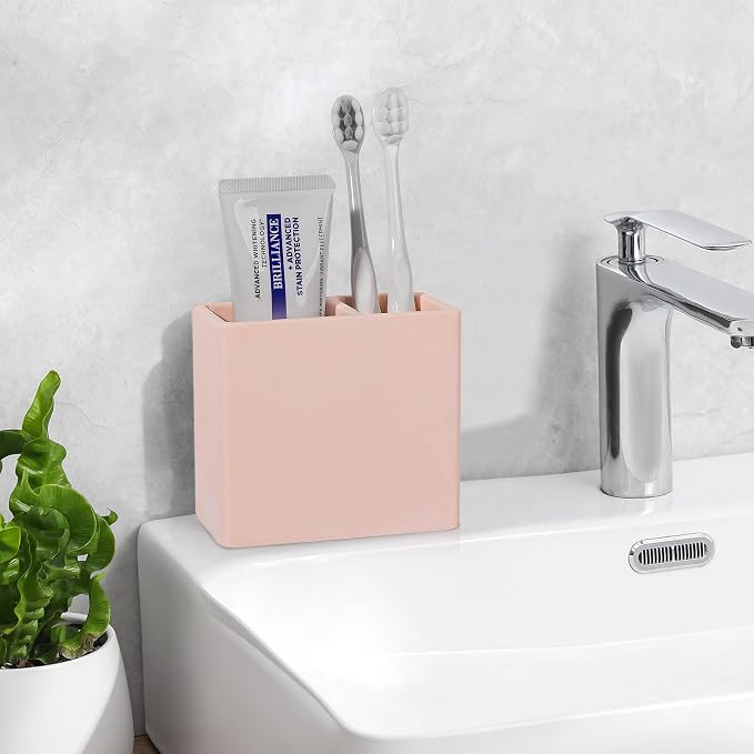 Diatomite Toothbrush Holder 2 Slots Tooth Brush Holder - Image 2