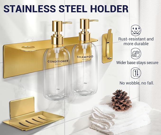 KLL Shampoo and Conditioner Dispenser - Image 6