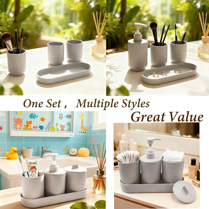 LGURT-4-piece Bathroom Accessories Set, - Image 6