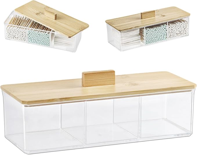 Clear Bathroom Dresser Organizer by ZEXALOR