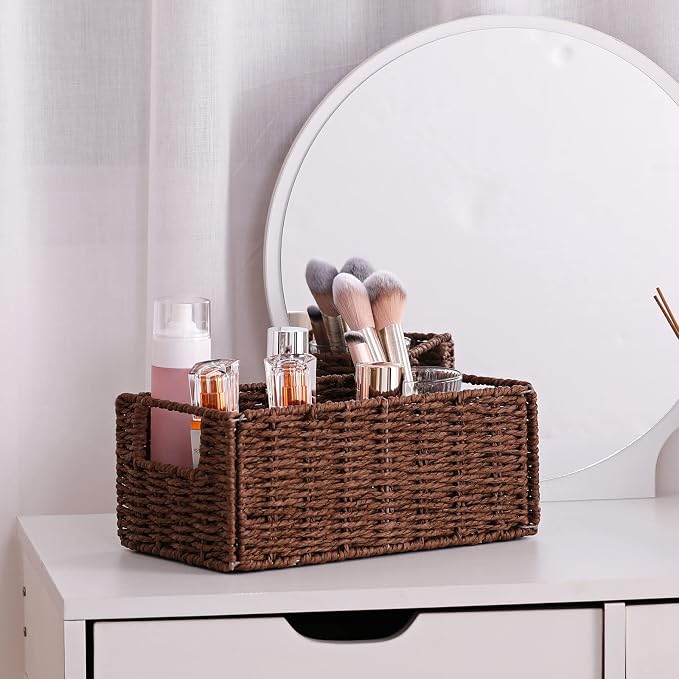 Vagusicc Wicker Storage Basket, Small Storage Baskets - Image 6