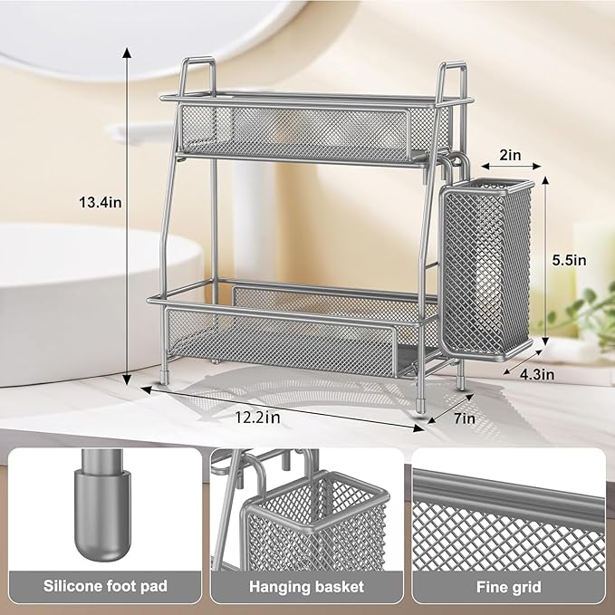 LEMIKKLE Spice Rack Organizer for Kitchen Counter, Spices Organizer and Storage - Image 2