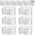 12 Pcs Storage Organizer Bins Wall Mounted Organizer Basket, Wall Organization by Dhnvcud