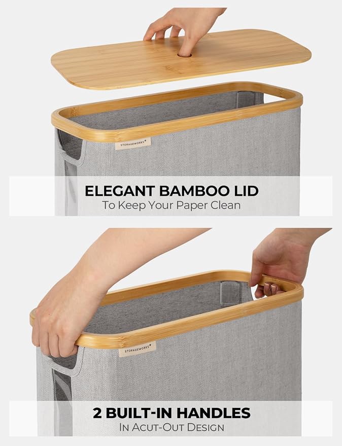 StorageWorks Large Toilet Paper Storage - Image 4