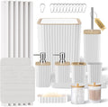 Bathroom Set - 25PC White Bathroom Set by BetterbathroomwithXLHOME