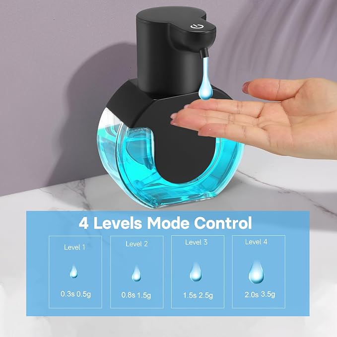 2 Pack Automatic Soap Dispenser Touchless, 14.2oz/420ML Auto Liquid Soap - Image 4