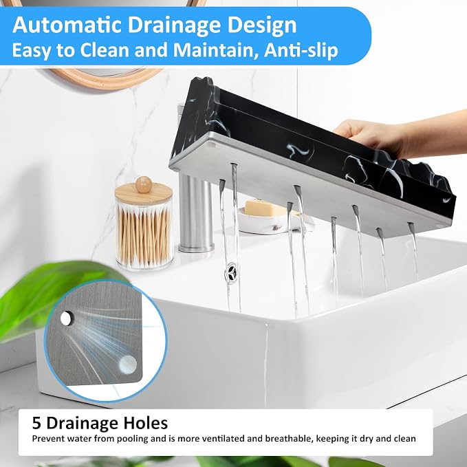 Bathroom Counter Organizer, Toothbrush and Toothpaste Holder - Image 7