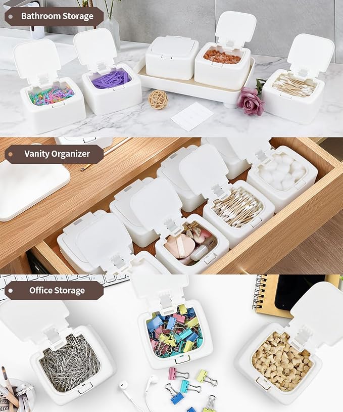 2-Pack Floss Pick Holder and Qtip Holder - Image 9