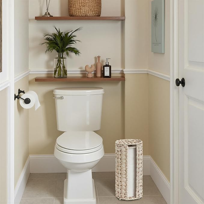 GRANNY SAYS Toilet Paper Storage Holder, Bathroom Toilet Paper Holder Stand - Image 5
