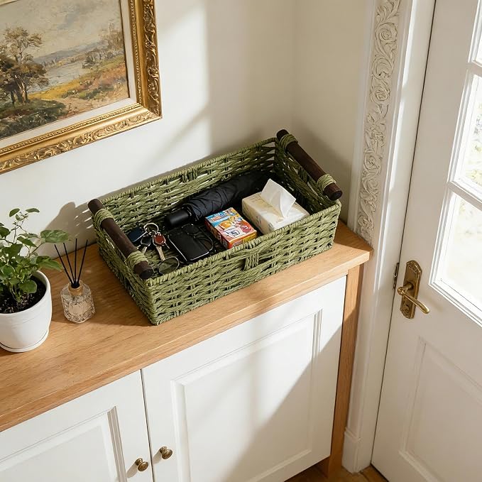 Green Toilet Basket Tank Topper - Image 7