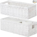 Vagusicc Wicker Storage Basket, Paper Rope Wicker Baskets by Vagusicc