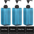 Suream Shampoo Dispenser for Shower, 22oz/650ml Shampoo and Conditioner Bottles by Suream