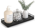 Bathroom Tray for Counter Top Organizer – Oak Wood Vanity Tray by Focusonit