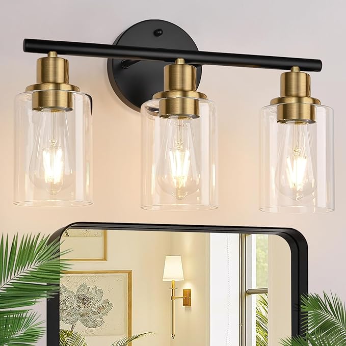 3-Light Bathroom Light Fixtures, Modern Vanity Light by Zarbitta