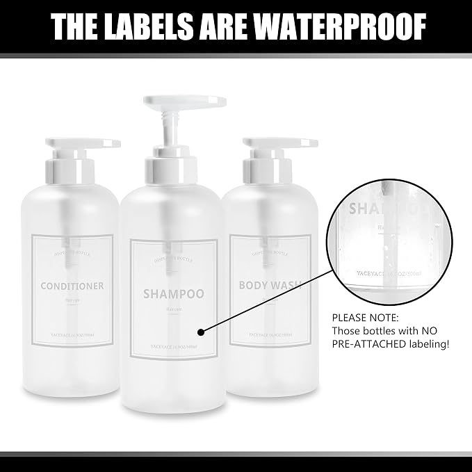 Shampoo Bottles Refillable - Image 2
