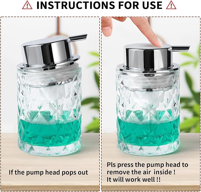 Bathroom Glass Soap Dispenser - Image 8