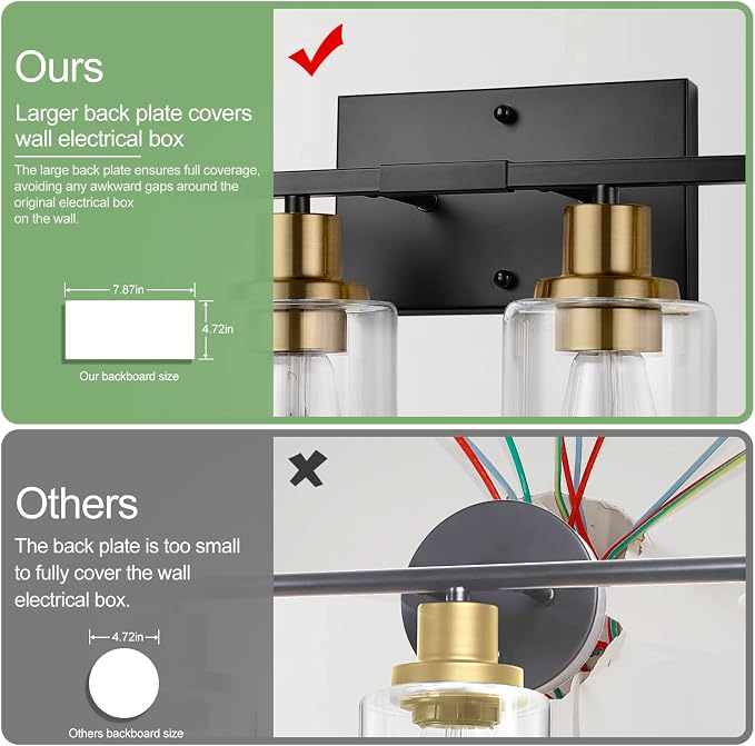 4-Light Bathroom Light Fixtures, Bathroom Wall Lamp - Image 5