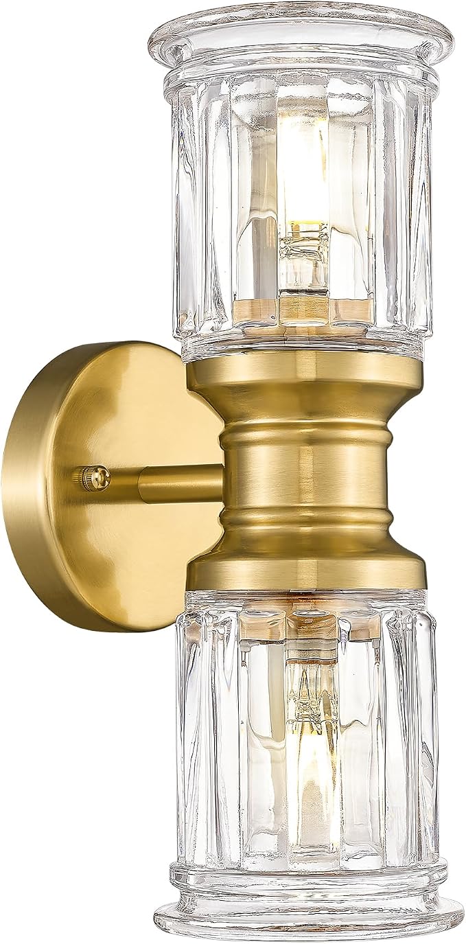 Gold Wall Sconces, HWH Single Wall Vanity Light Fixture by HWHINVESTMENT