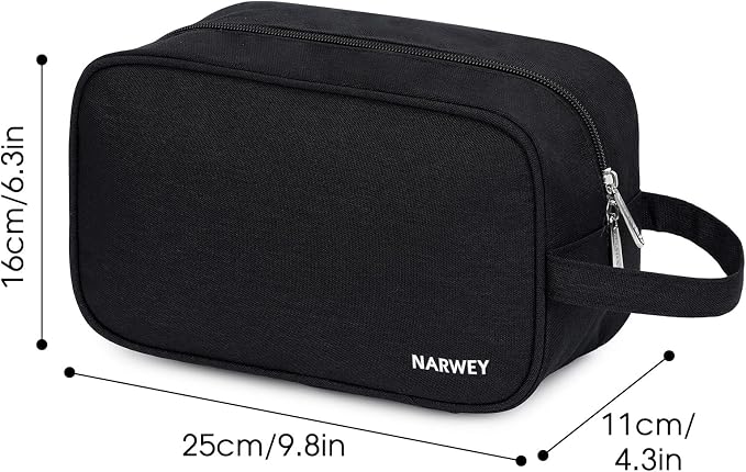 Narwey Travel Toiletry Bag for Women Traveling Dopp Kit Men Travel Bag for - Image 6