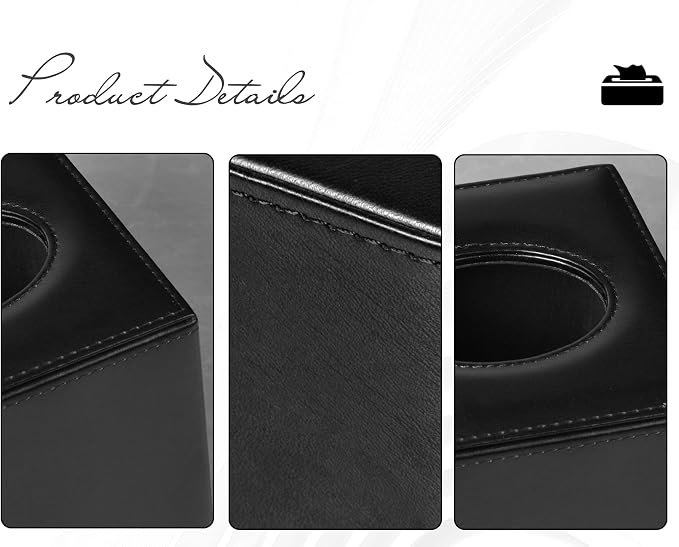 Tissue Box Cover Rectangular Tissue Box Holder - Image 4