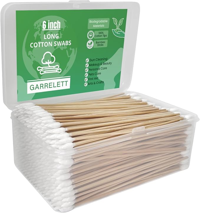 600/500/400 PCS Gun Cleaning Swabs by Garrelett