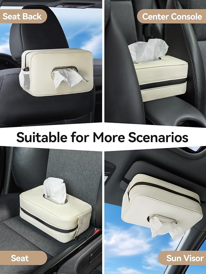 Multi-Functional Car Tissue Holder - Image 4