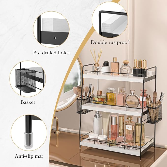 Bathroom Counter Organizer, Bathroom Countertop Organizer - Image 5
