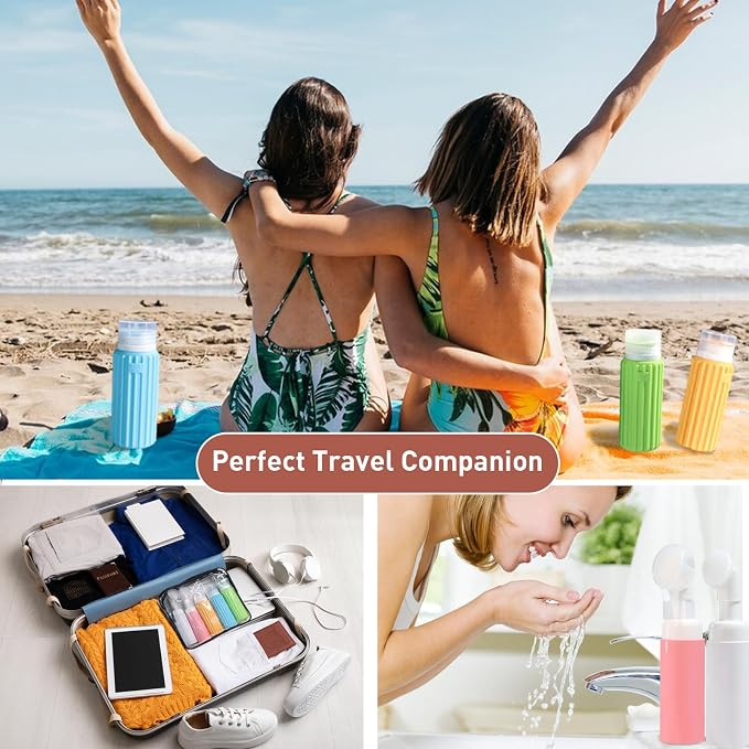 HEYMKGO 5 Pack Travel Bottles Set - Image 7