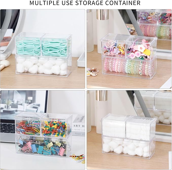 2 Pack Qtip Holder Dispenser - Image 6
