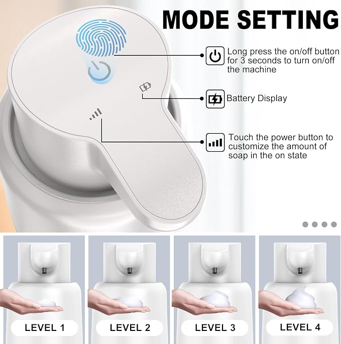 Automatic Foaming Soap Dispenser 15oz/420ml Foaming Hand Sanitizer Touchless - Image 3
