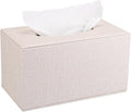 Sumnacon Tissue Box Cover Rectangular Tissue Box Holder Linen Tissue Box by Sumnacon