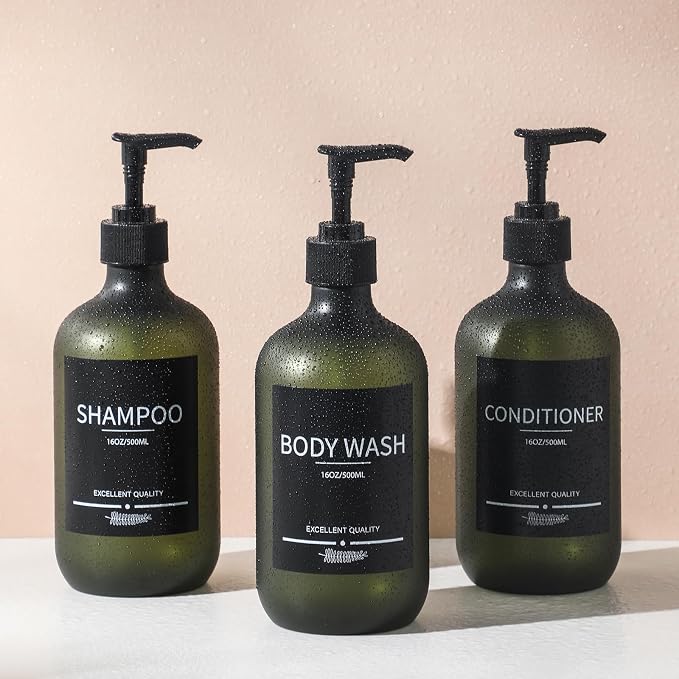 Plastic Refillable Shampoo and Conditioner Bottles - Image 7