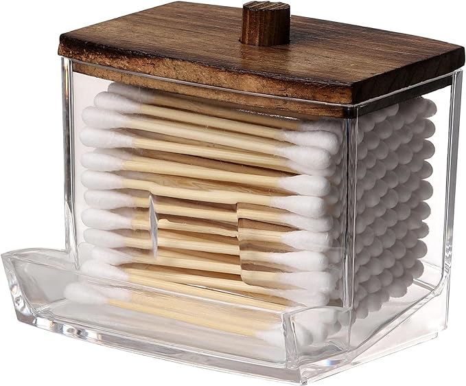 Tbestmax 7 OZ Cotton Swab Pads Holder, Qtip Cotton Buds Ball Dispenser by Tbestmax