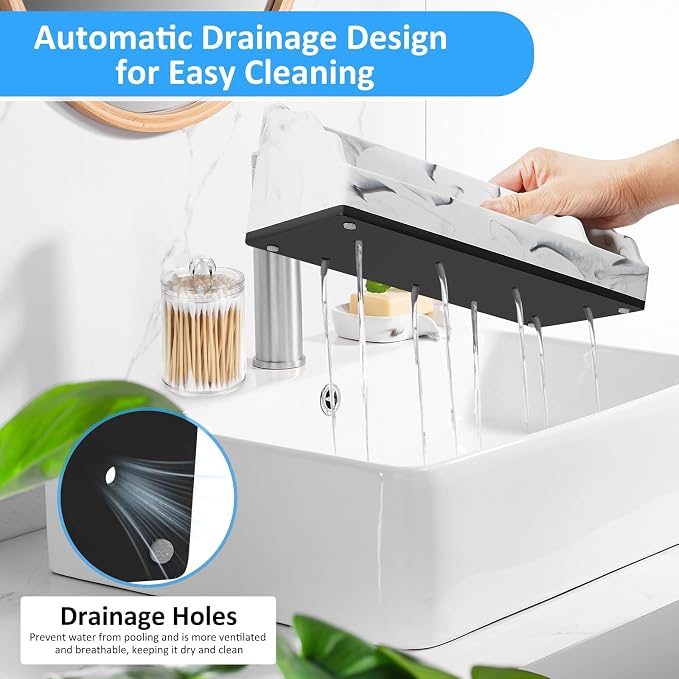 Bathroom Organizer Countertop, Toothbrush and Toothpaste Holder - Image 5
