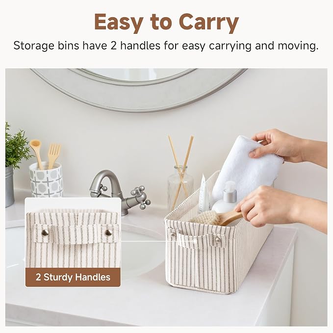 StorageWorks Narrow Storage Bins, Small Basket - Image 6