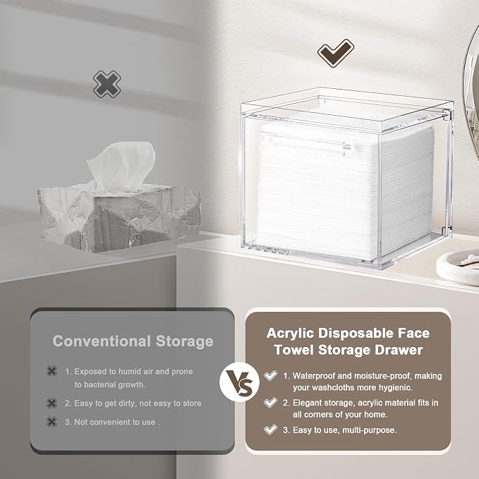 Disposable Facial Towels Storage Box - Image 3