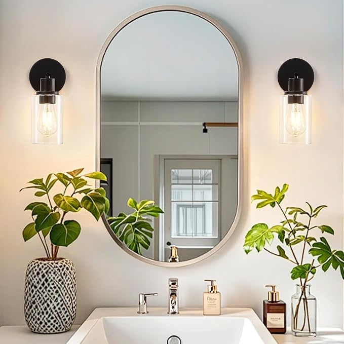 DLLT Wall Sconces Set of Two: Modern Bathroom Vanity Light Fixtures - Image 6